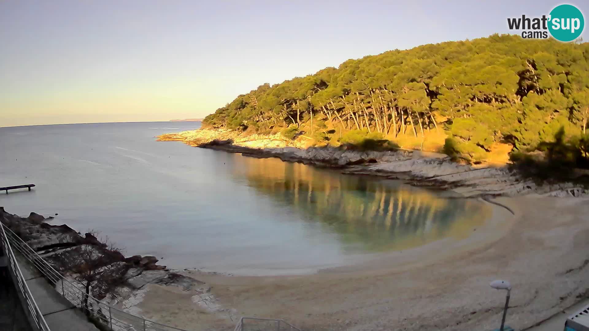 Spletna Kamera Mali Lošinj – plaža Sunčana uvala – Veli Žal