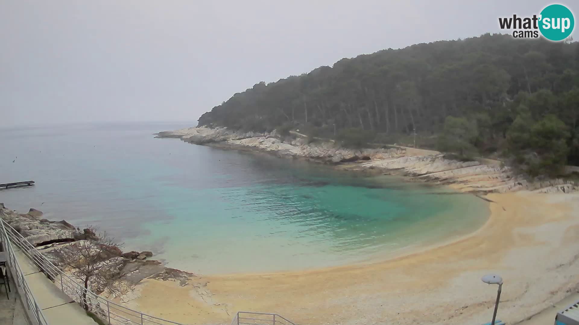 Spletna Kamera Mali Lošinj – plaža Sunčana uvala – Veli Žal