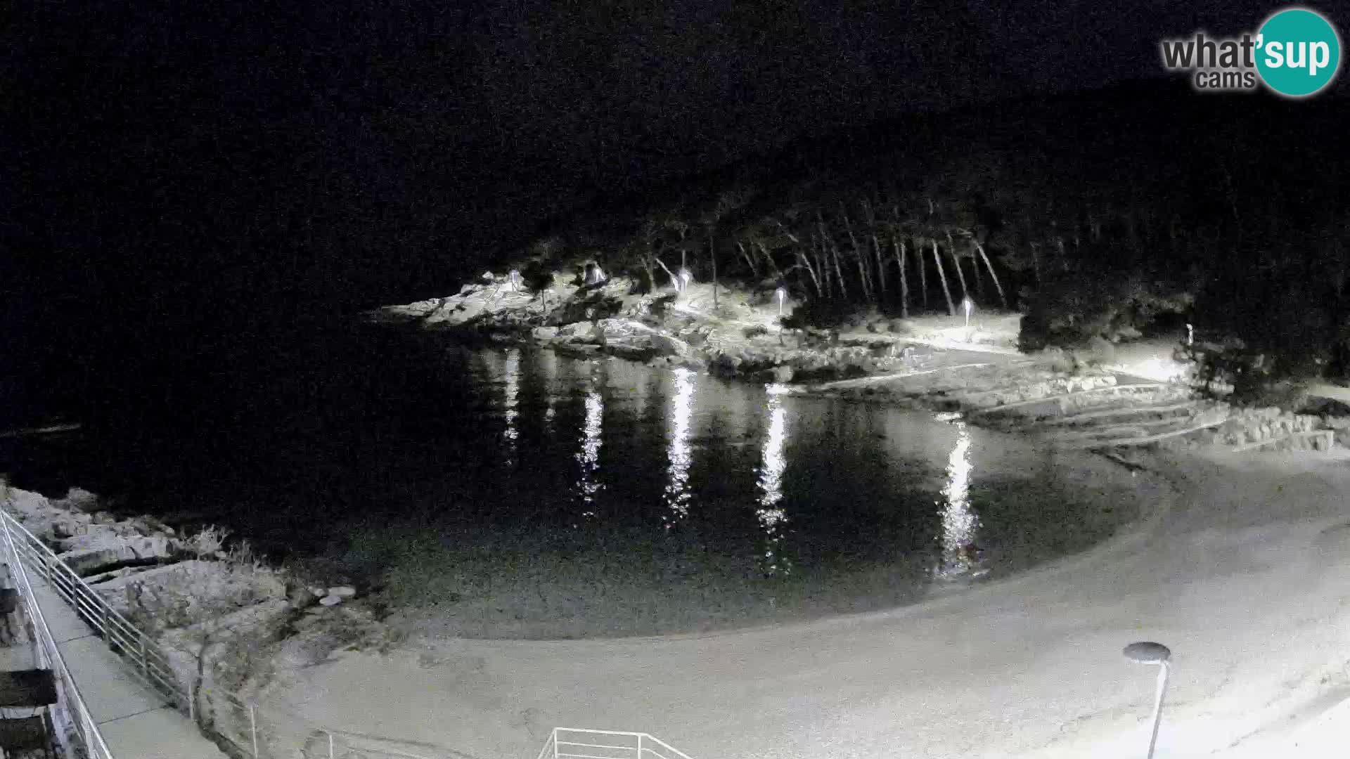 Web kam Mali Lošinj – plaža Sunčana uvala – Veli Žal