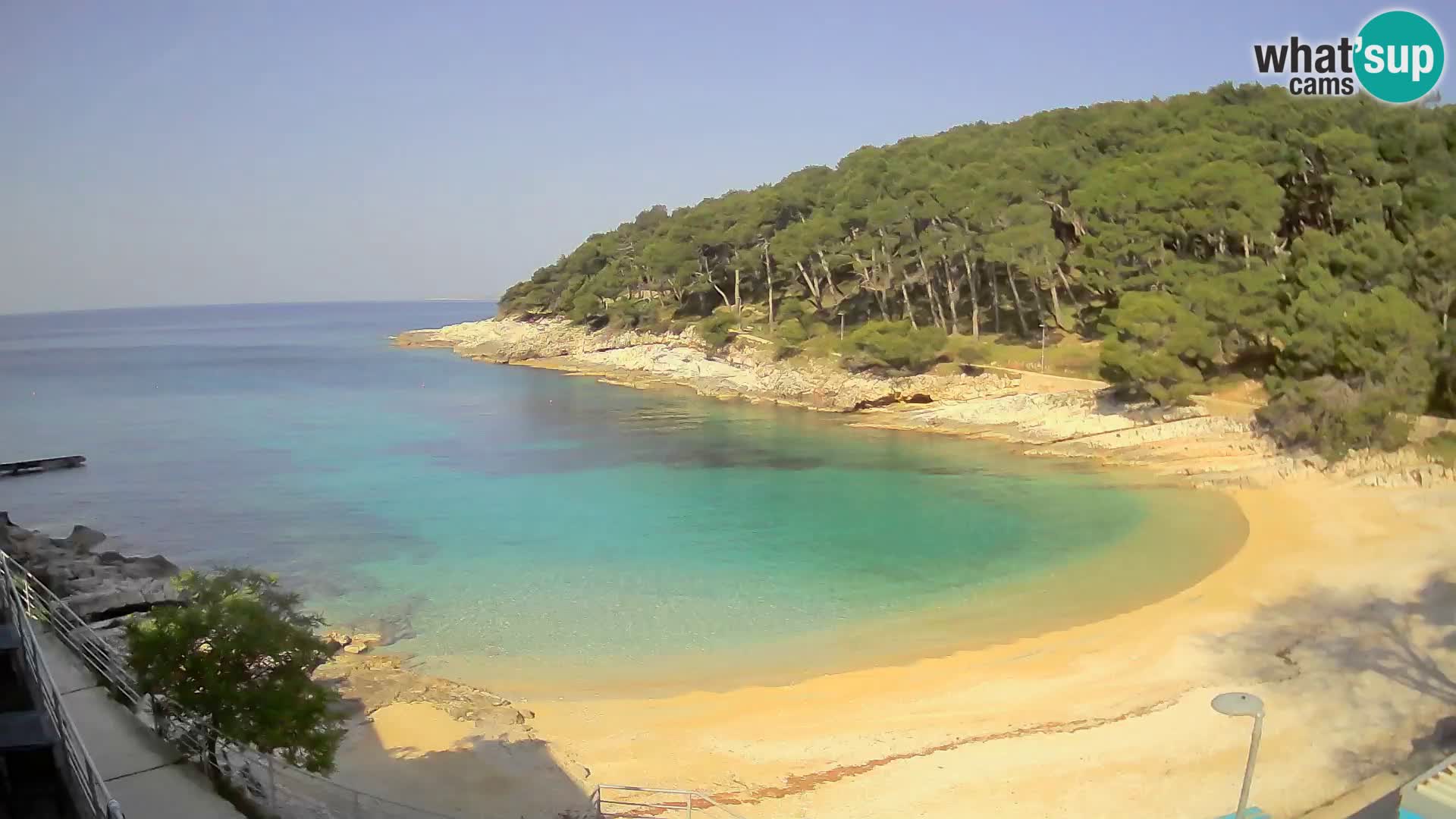 Webcam Mali Lošinj – Sunčana uvala Strand – Veli Žal
