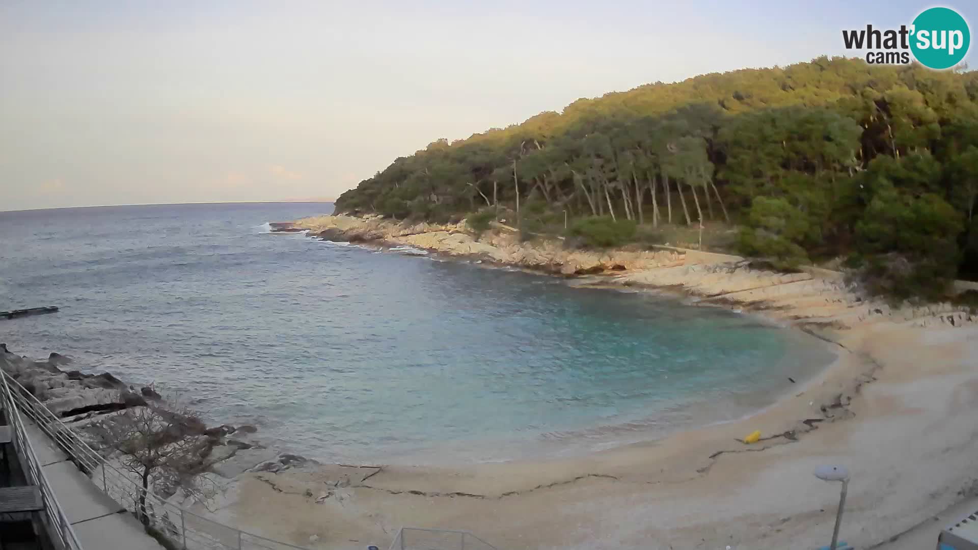 Webcam Mali Lošinj – plage Sunčana uvala – Veli Žal