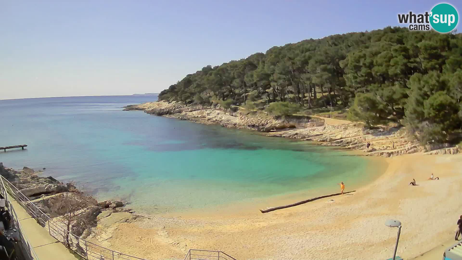 Web kam Mali Lošinj – plaža Sunčana uvala – Veli Žal