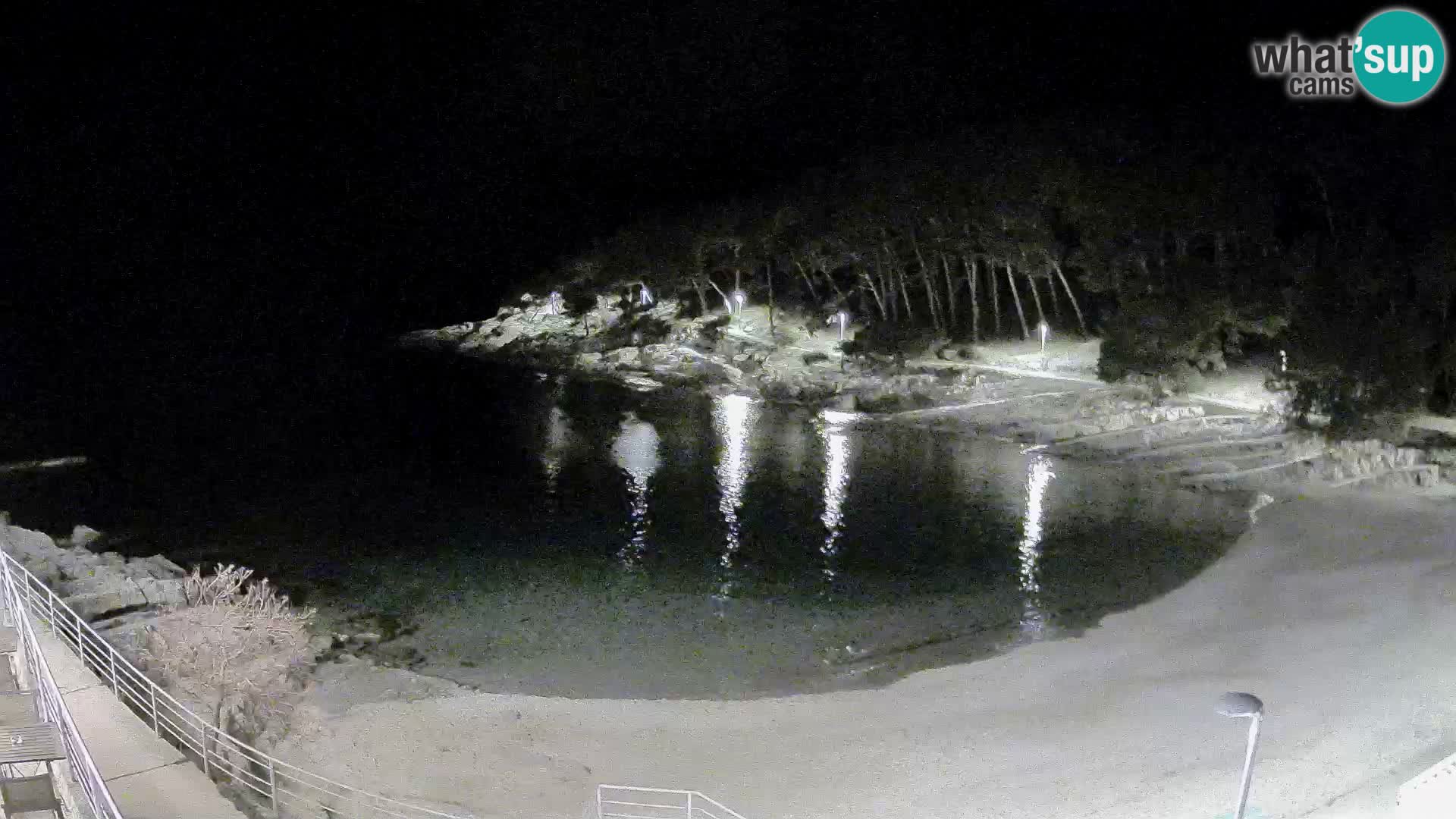 Webcam Mali Lošinj – playa Sunčana uvala – Veli Žal