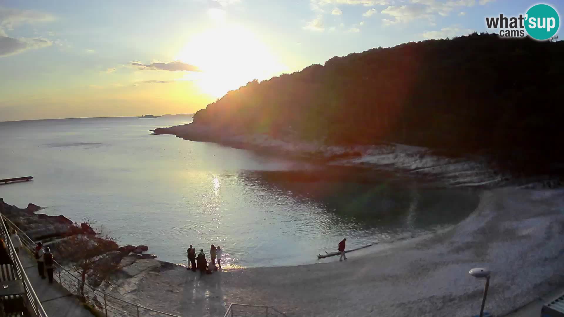 Webcam Mali Lošinj – Sunčana uvala beach – Veli Žal