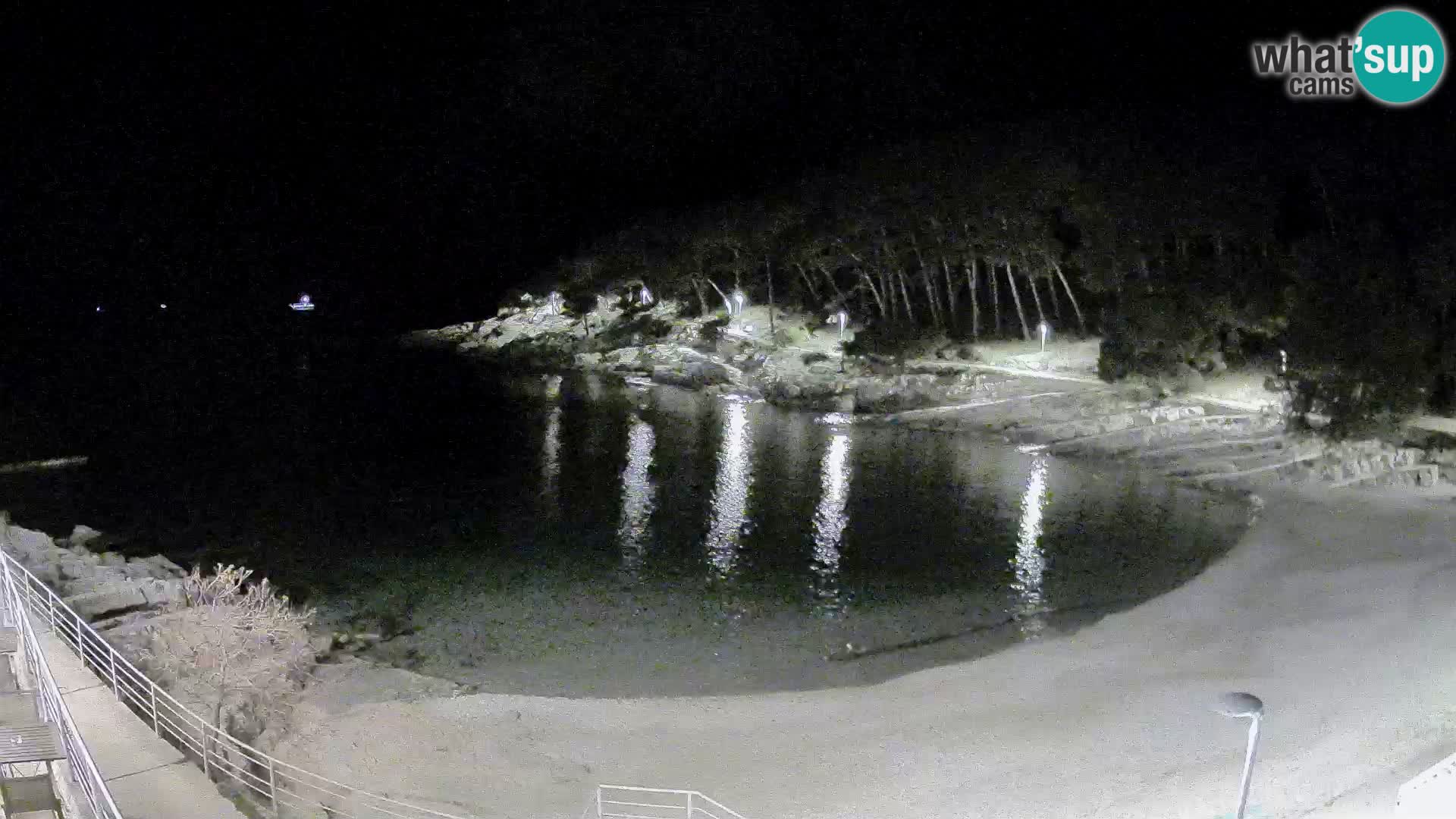 Webcam Mali Lošinj – playa Sunčana uvala – Veli Žal
