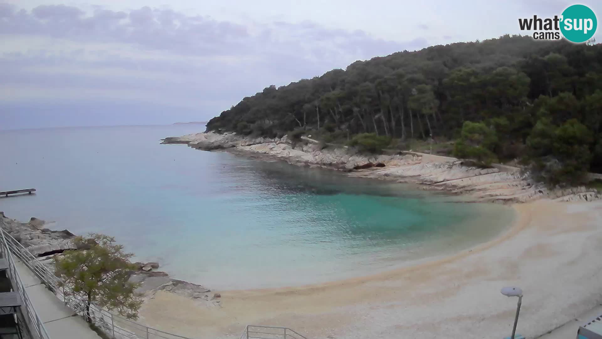 Webcam Mali Lošinj – Sunčana uvala beach – Veli Žal