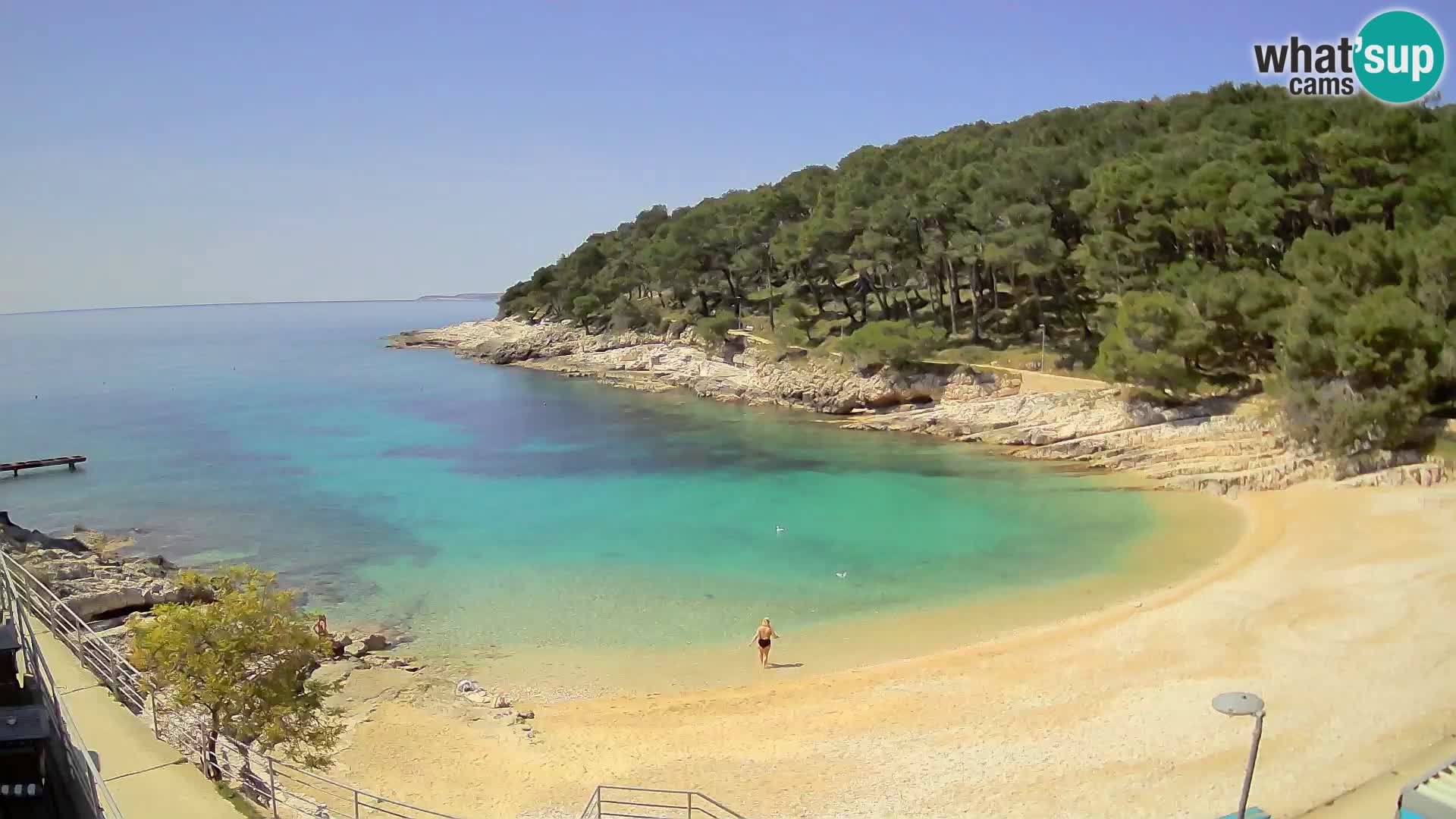 Webcam Mali Lošinj – spiaggia Sunčana uvala – Veli Žal
