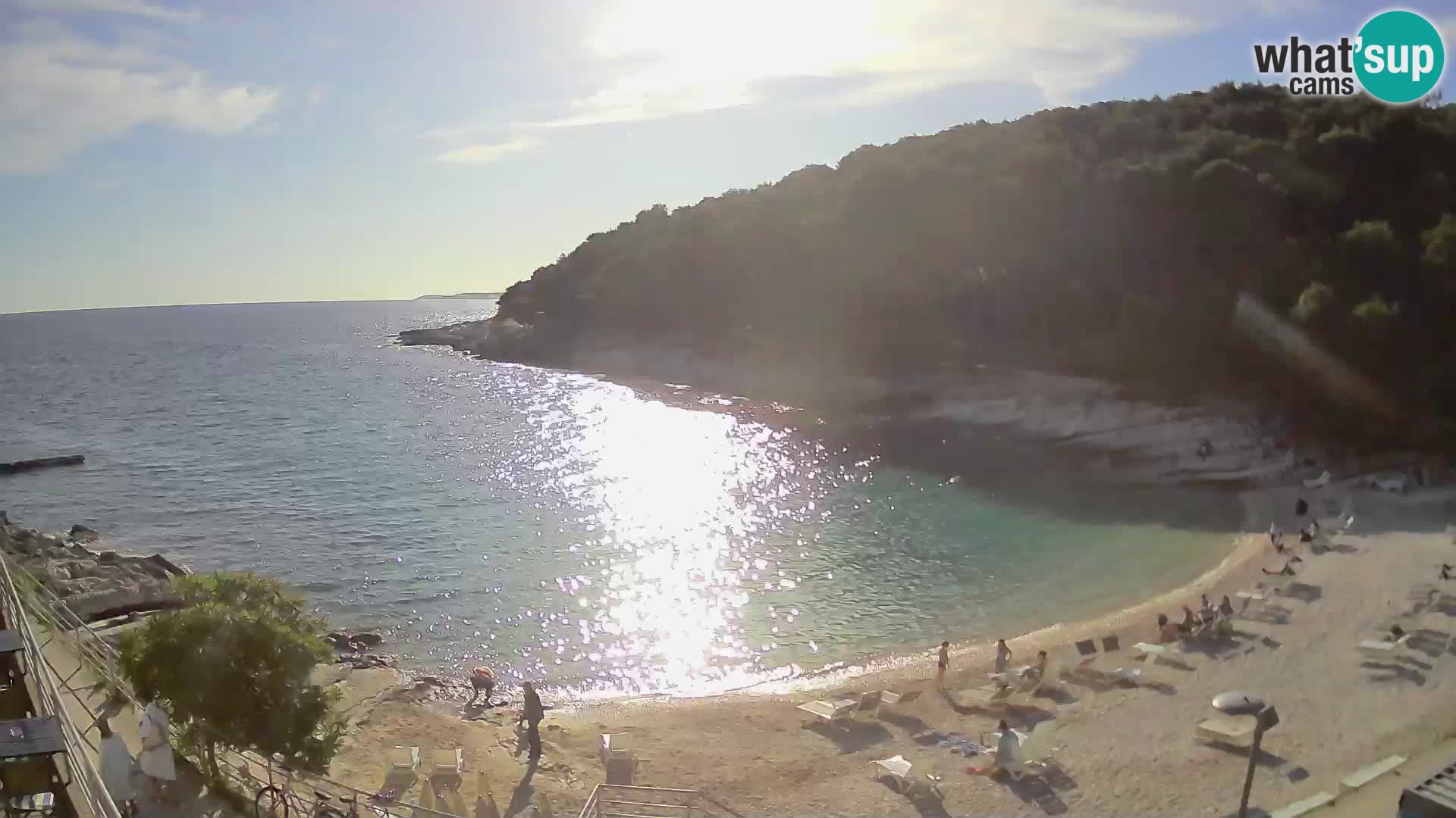 Spletna Kamera Mali Lošinj – plaža Sunčana uvala – Veli Žal