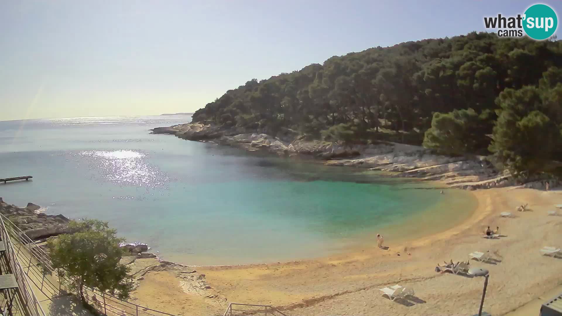 Webcam Mali Lošinj – spiaggia Sunčana uvala – Veli Žal
