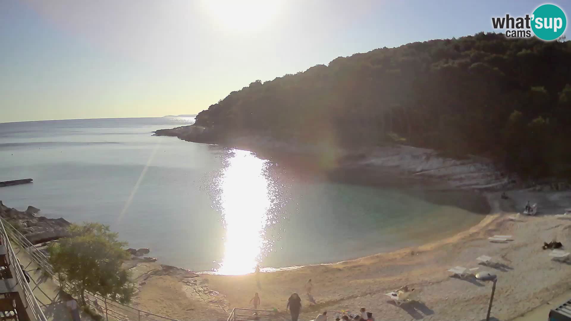 Spletna Kamera Mali Lošinj – plaža Sunčana uvala – Veli Žal