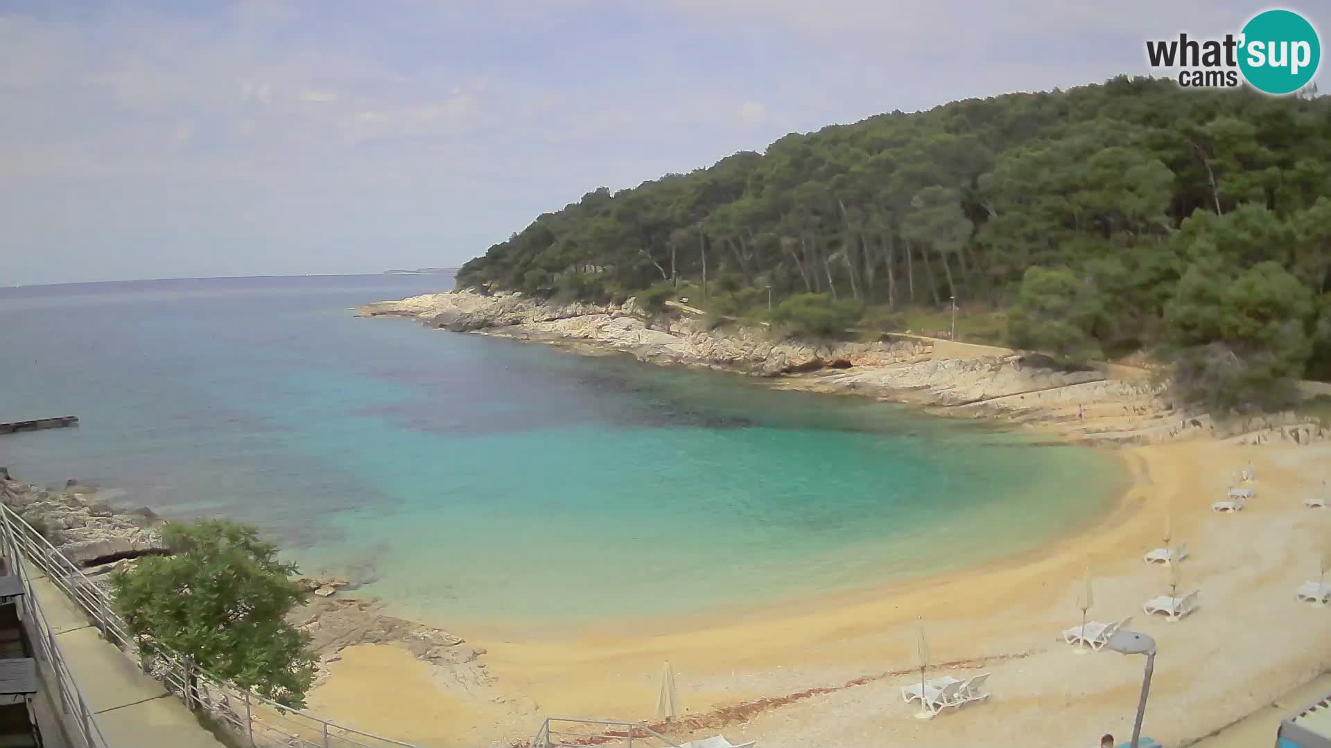 Web kam Mali Lošinj – plaža Sunčana uvala – Veli Žal