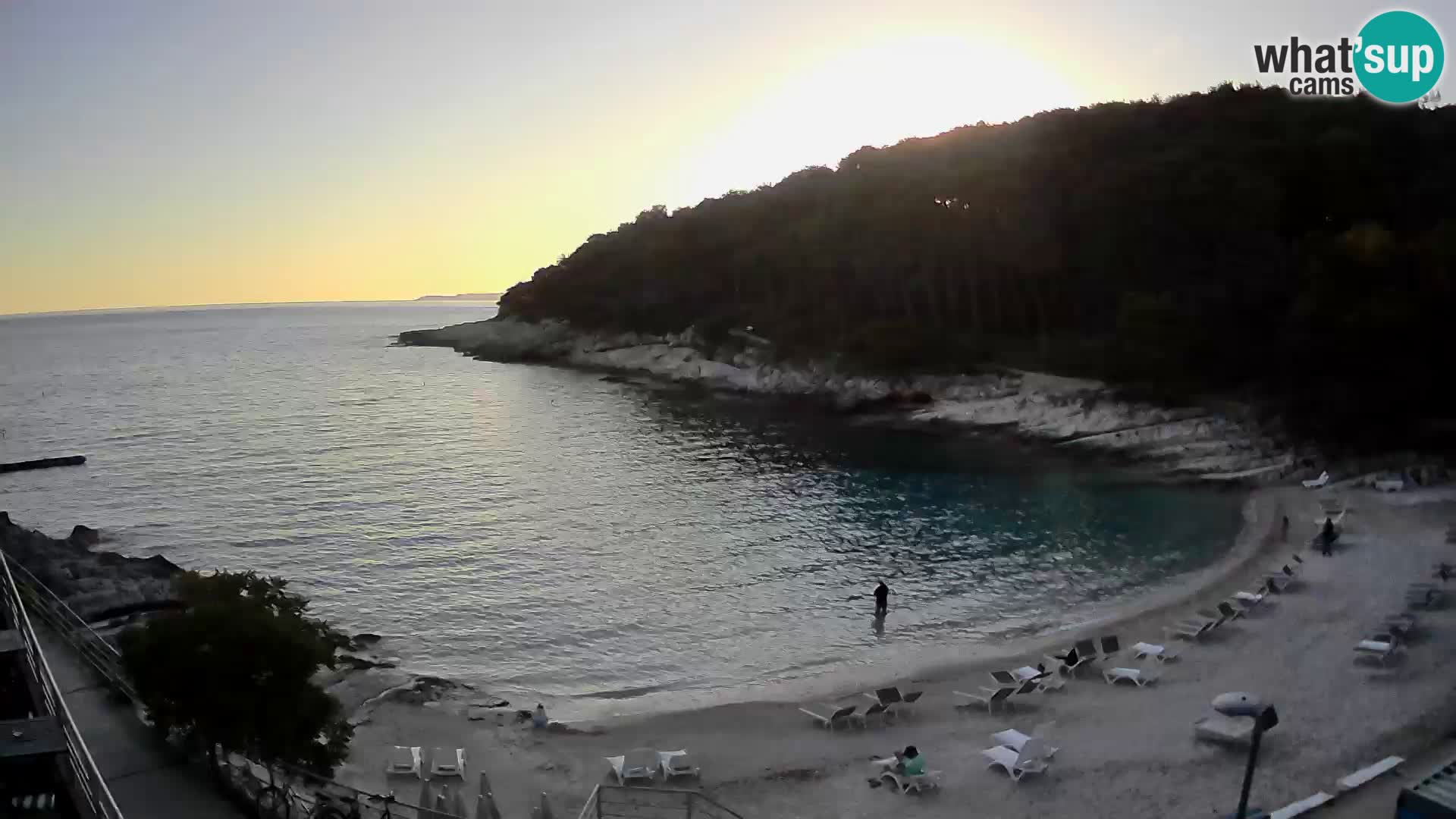 Webcam Mali Lošinj – plage Sunčana uvala – Veli Žal