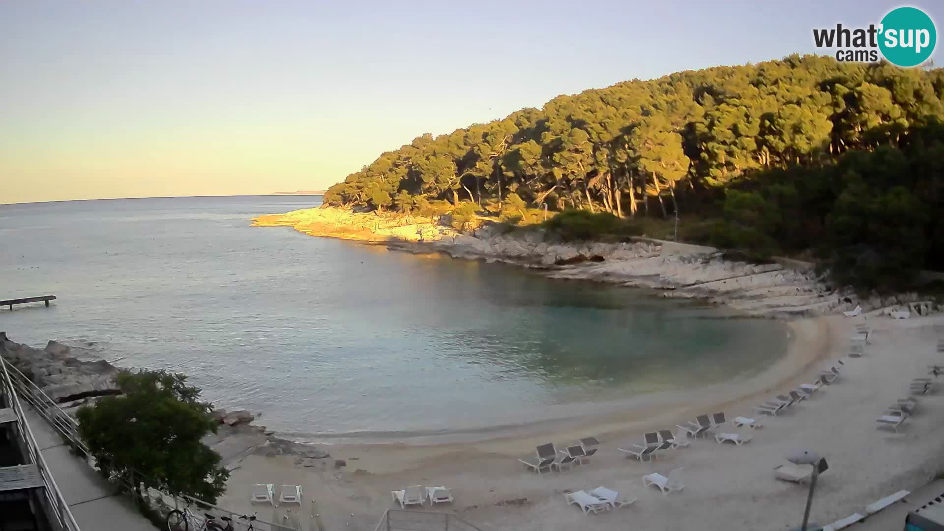 Spletna Kamera Mali Lošinj – plaža Sunčana uvala – Veli Žal