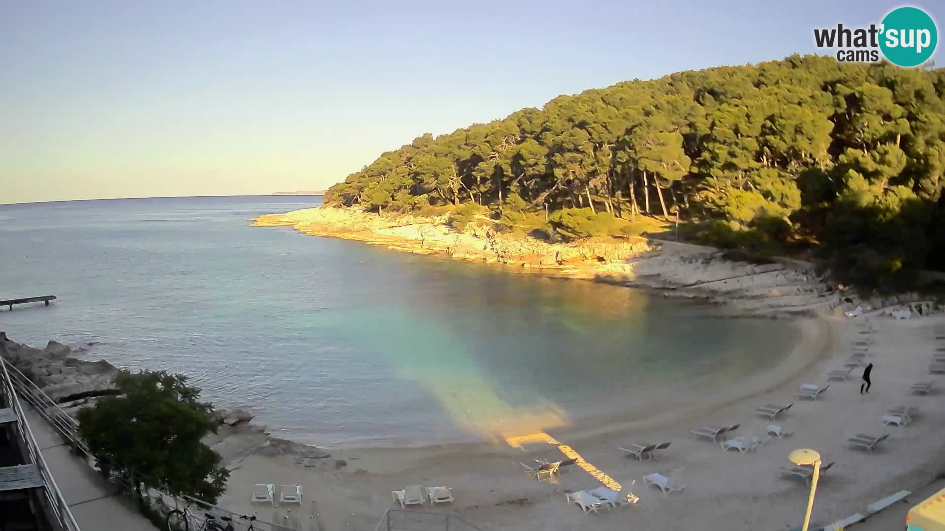 Webcam Mali Lošinj – Sunčana uvala beach – Veli Žal