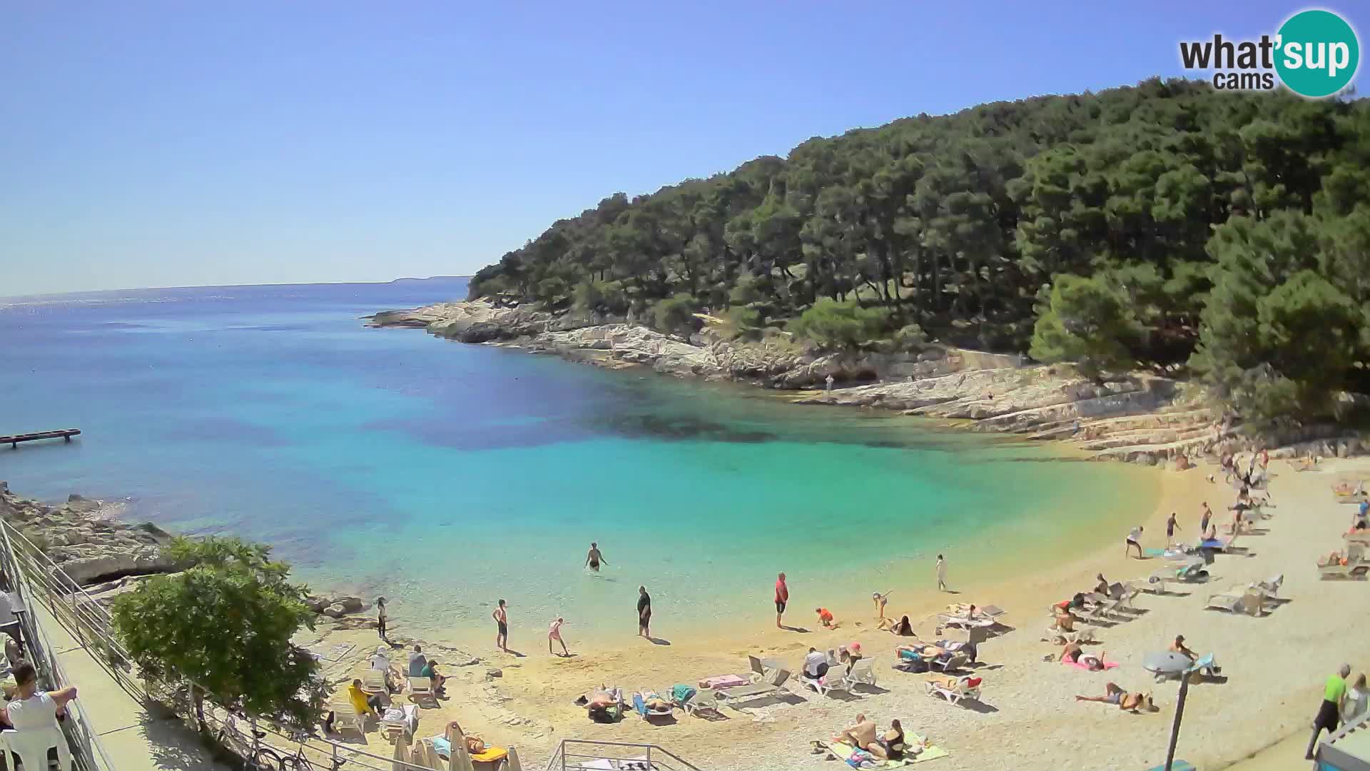 Webcam Mali Lošinj – plage Sunčana uvala – Veli Žal