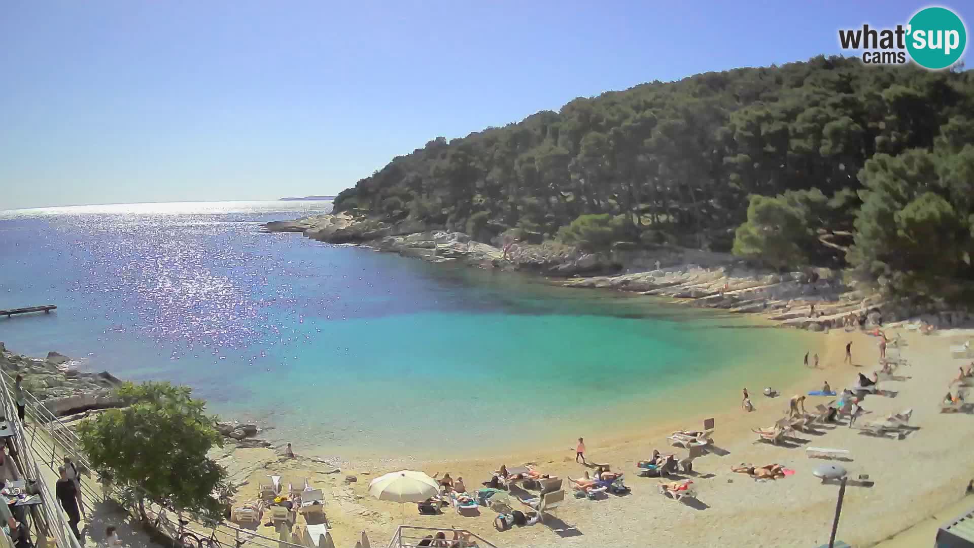 Webcam Mali Lošinj – spiaggia Sunčana uvala – Veli Žal