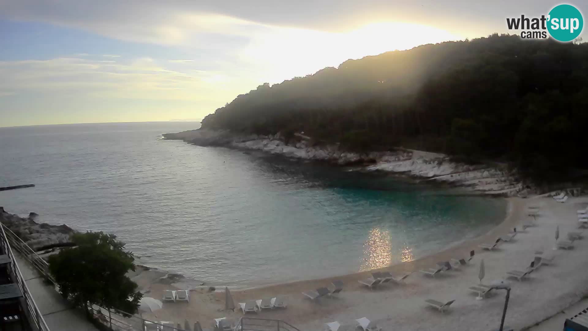 Spletna Kamera Mali Lošinj – plaža Sunčana uvala – Veli Žal