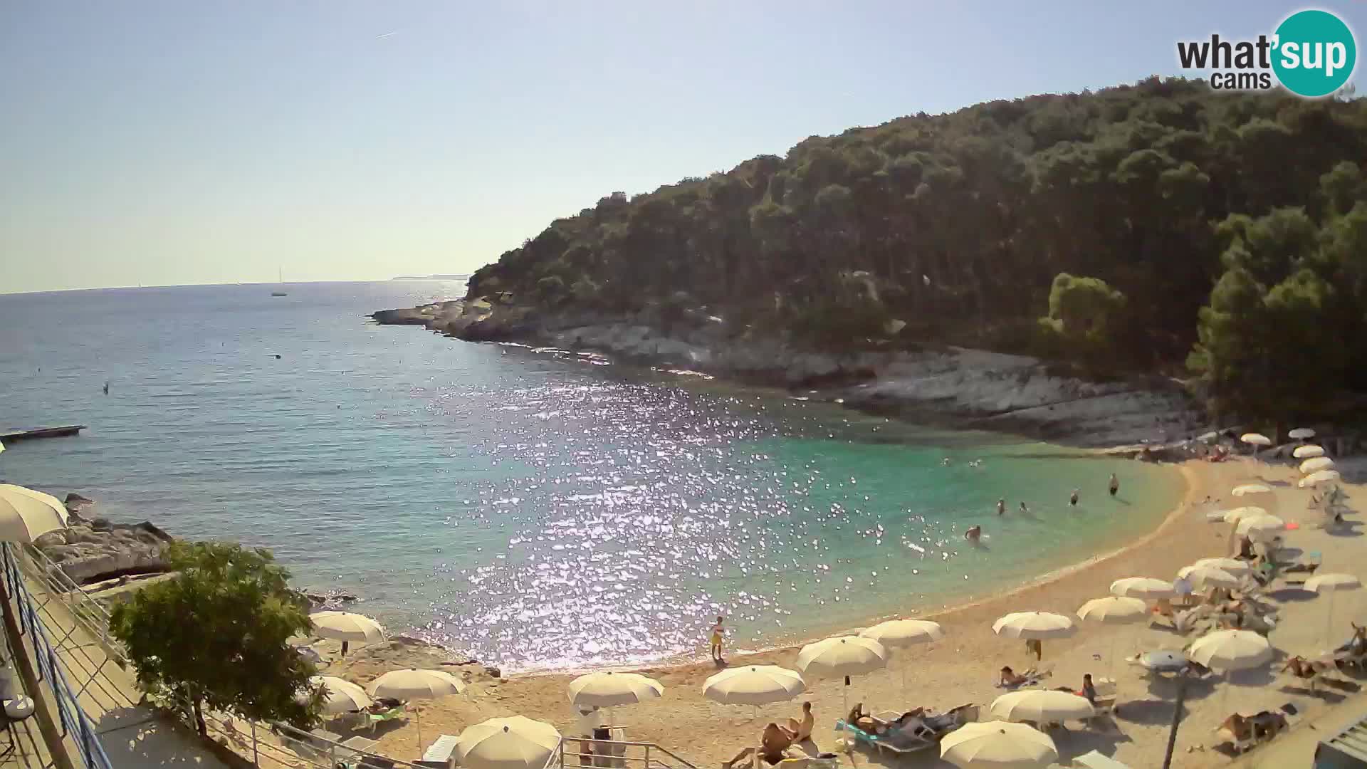 Webcam Mali Lošinj – plage Sunčana uvala – Veli Žal