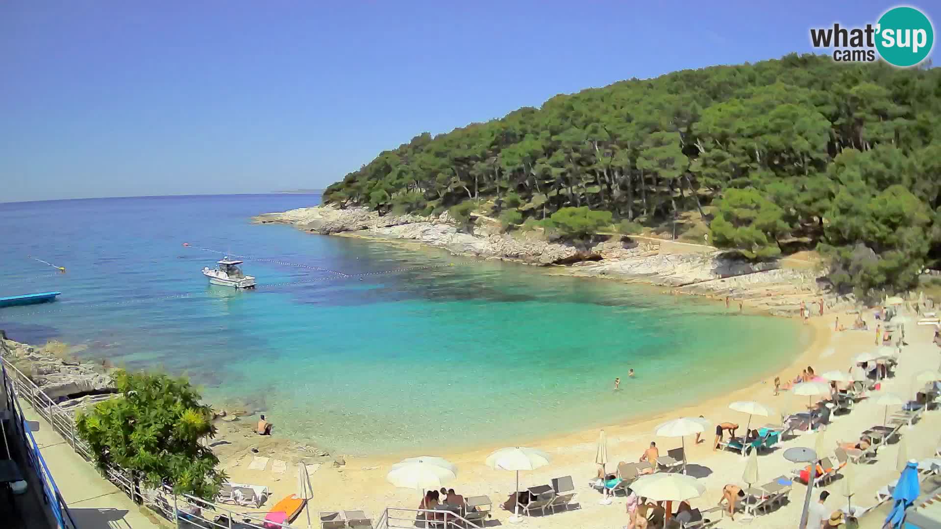 Web kam Mali Lošinj – plaža Sunčana uvala – Veli Žal
