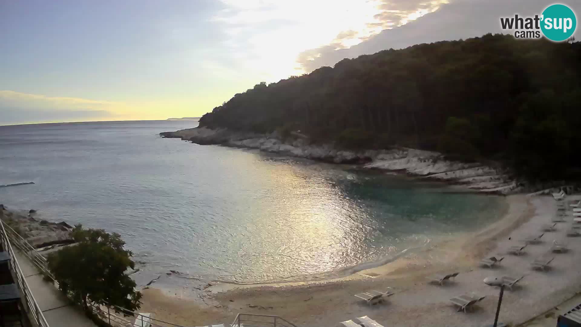 Webcam Mali Lošinj – spiaggia Sunčana uvala – Veli Žal
