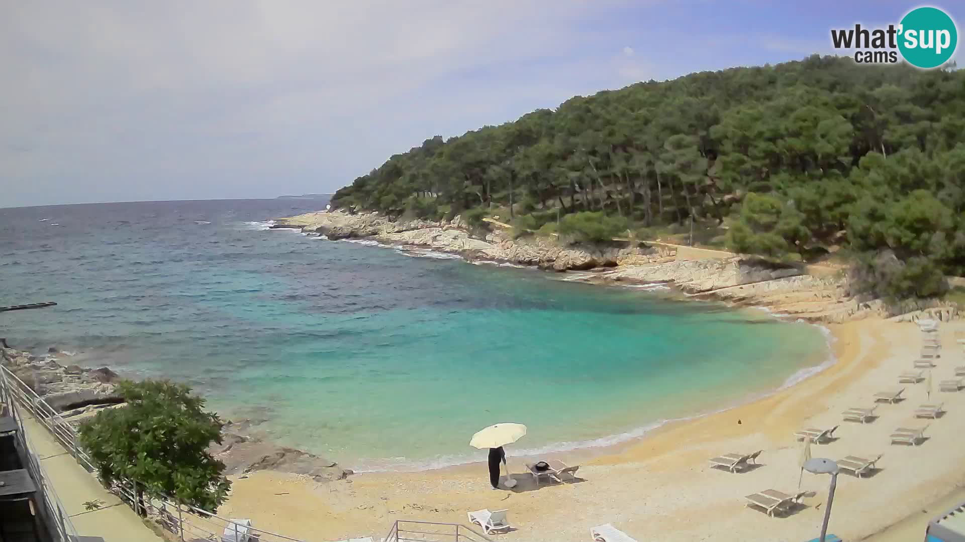 Webcam Mali Lošinj – playa Sunčana uvala – Veli Žal