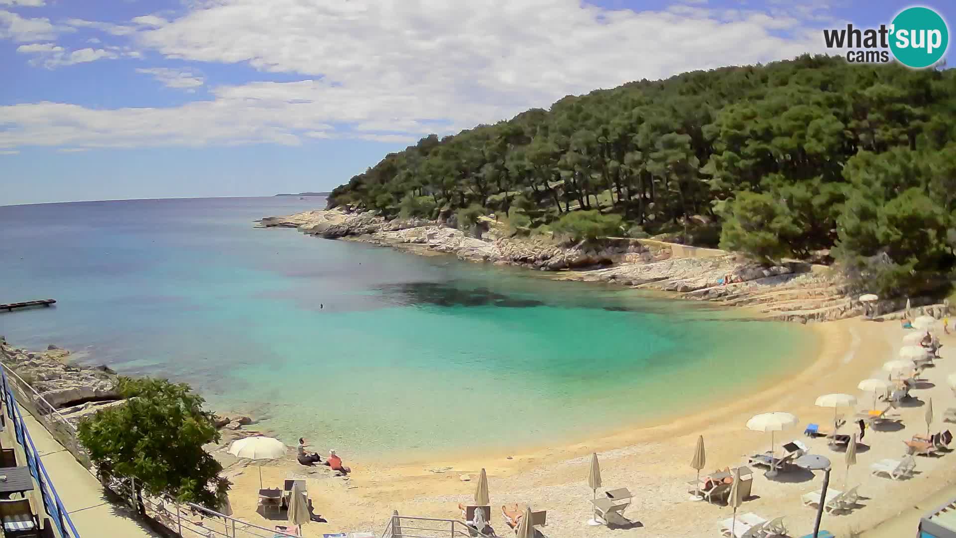 Webcam Mali Lošinj – Sunčana uvala beach – Veli Žal