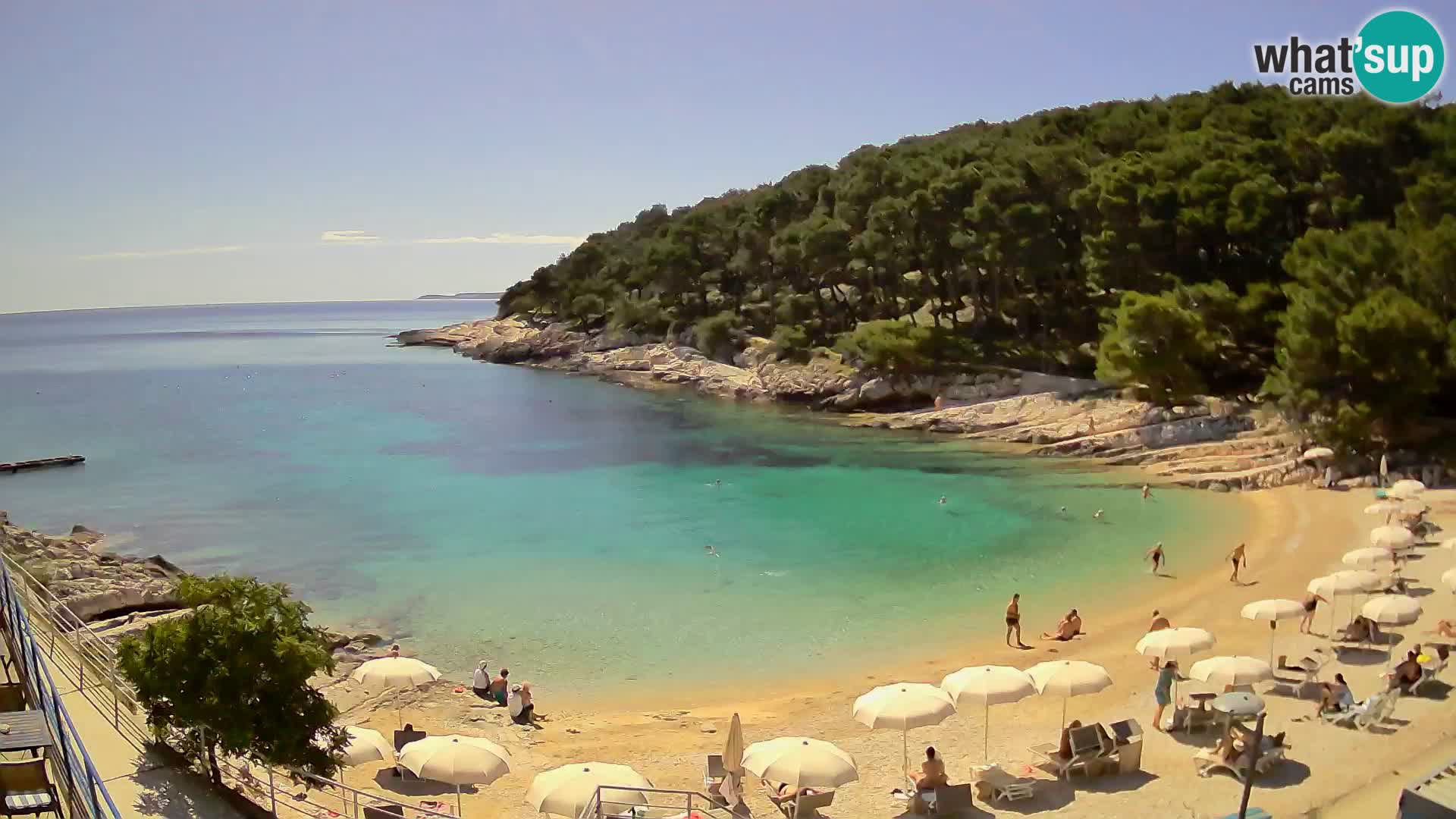 Web kam Mali Lošinj – plaža Sunčana uvala – Veli Žal