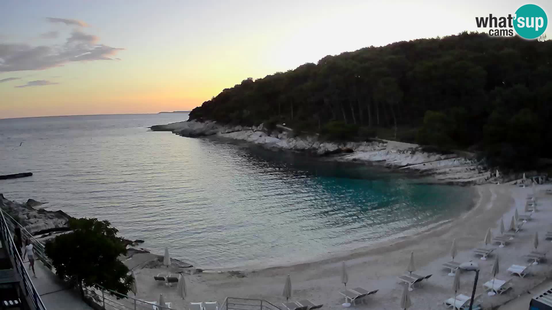 Spletna Kamera Mali Lošinj – plaža Sunčana uvala – Veli Žal