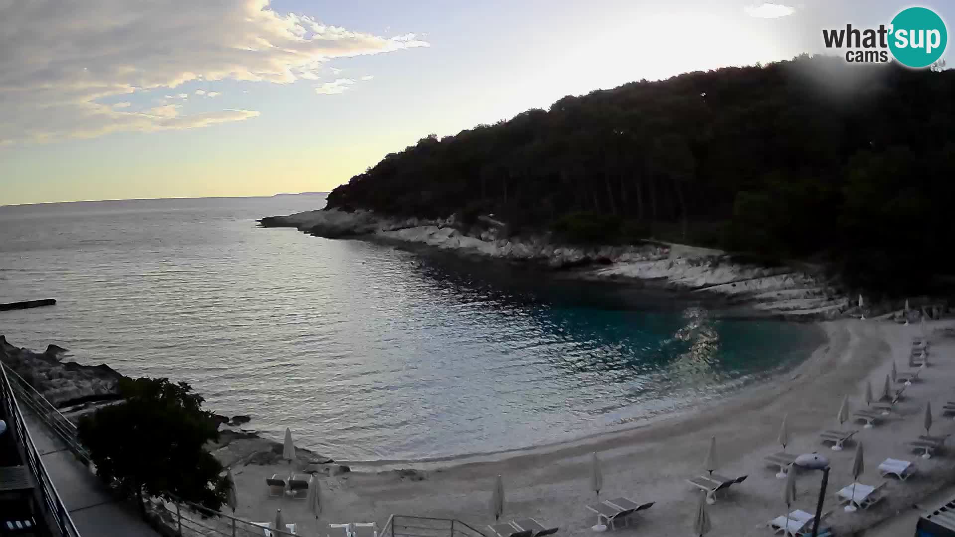 Webcam Mali Lošinj – Sunčana uvala Strand – Veli Žal