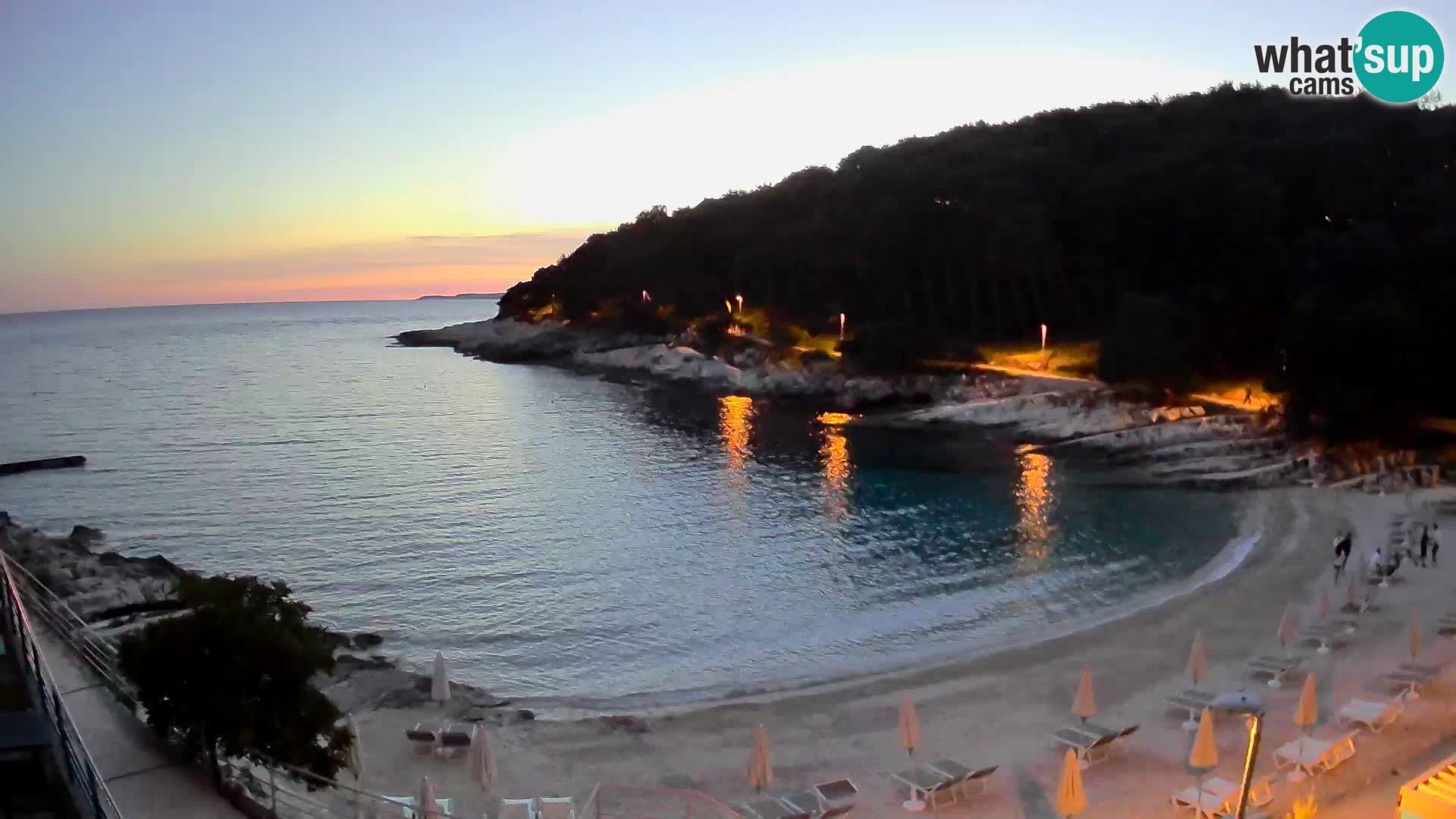 Webcam Mali Lošinj – playa Sunčana uvala – Veli Žal