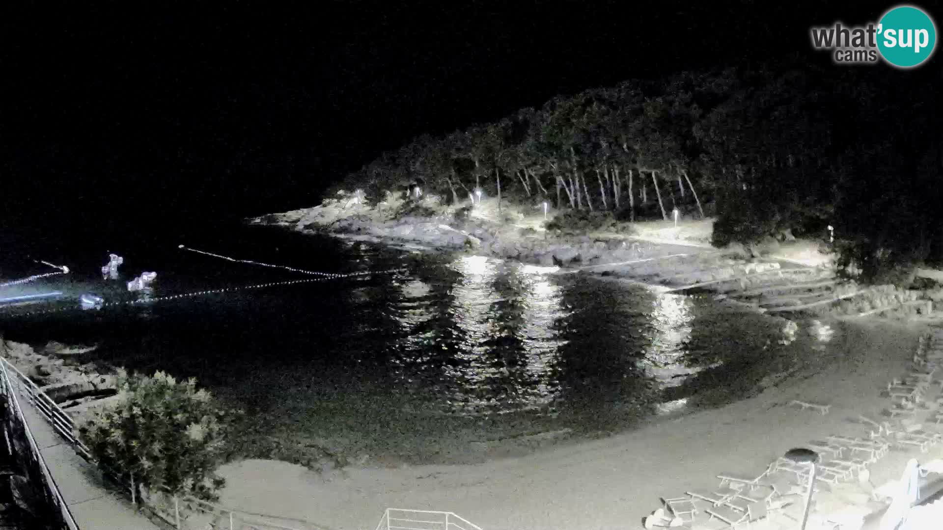 Webcam Mali Lošinj – Sunčana uvala beach – Veli Žal