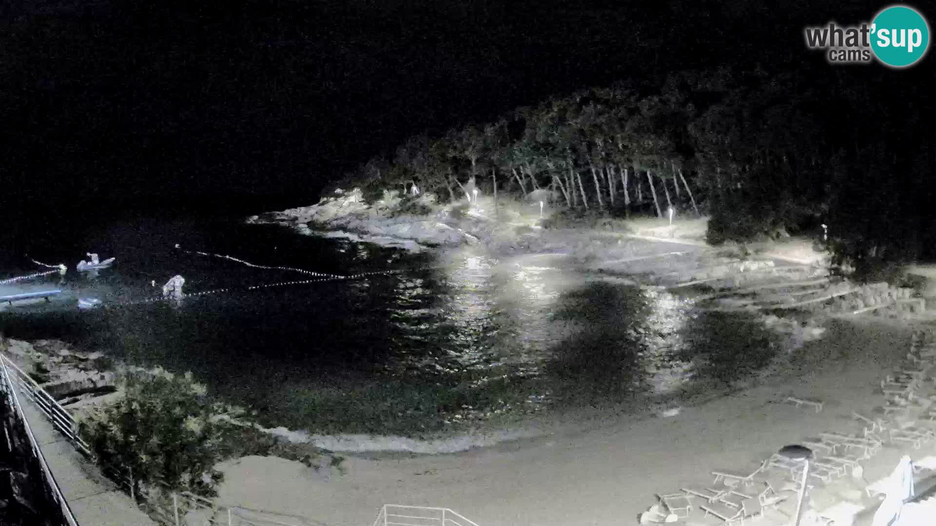 Webcam Mali Lošinj – plage Sunčana uvala – Veli Žal