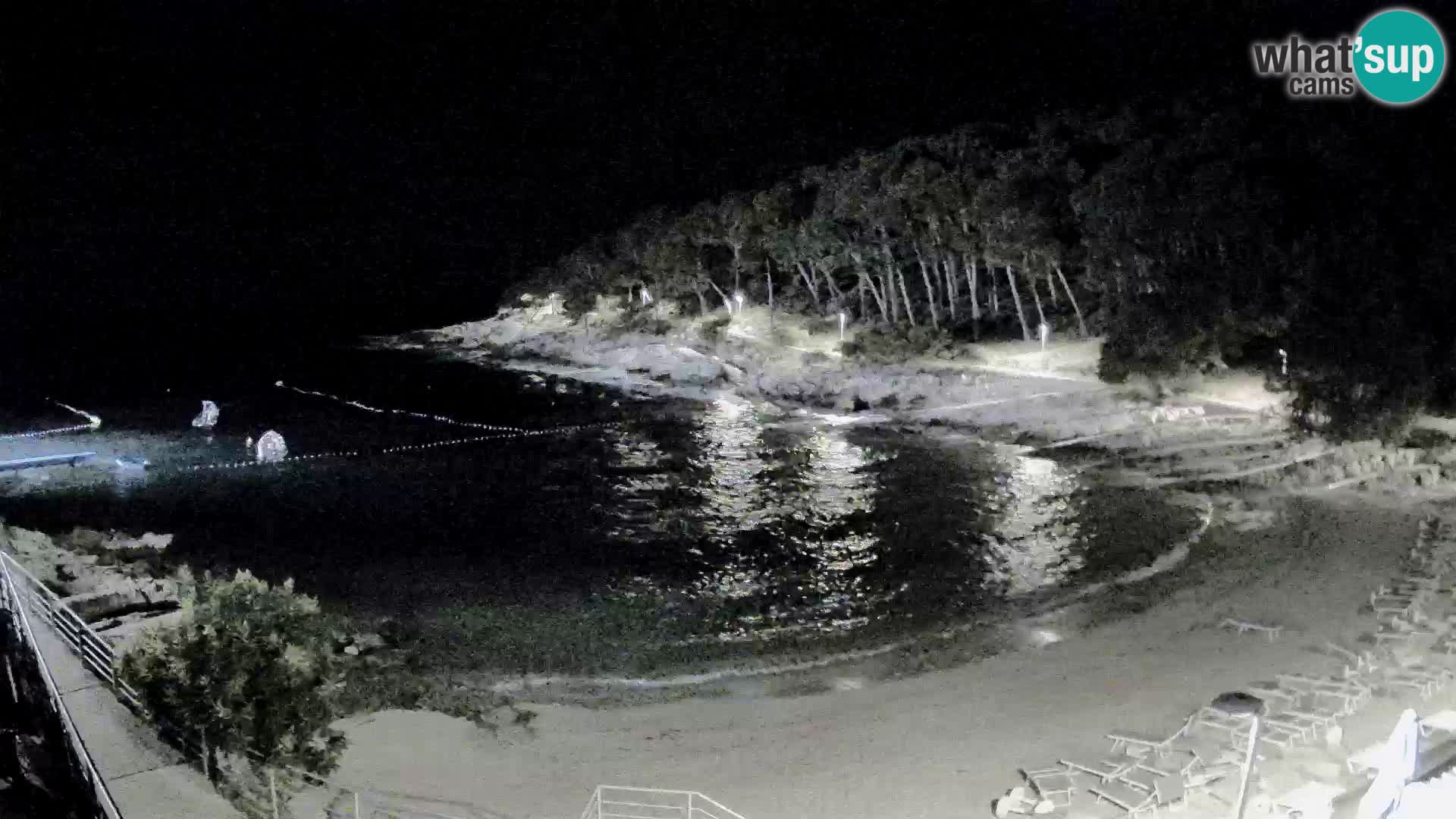 Spletna Kamera Mali Lošinj – plaža Sunčana uvala – Veli Žal