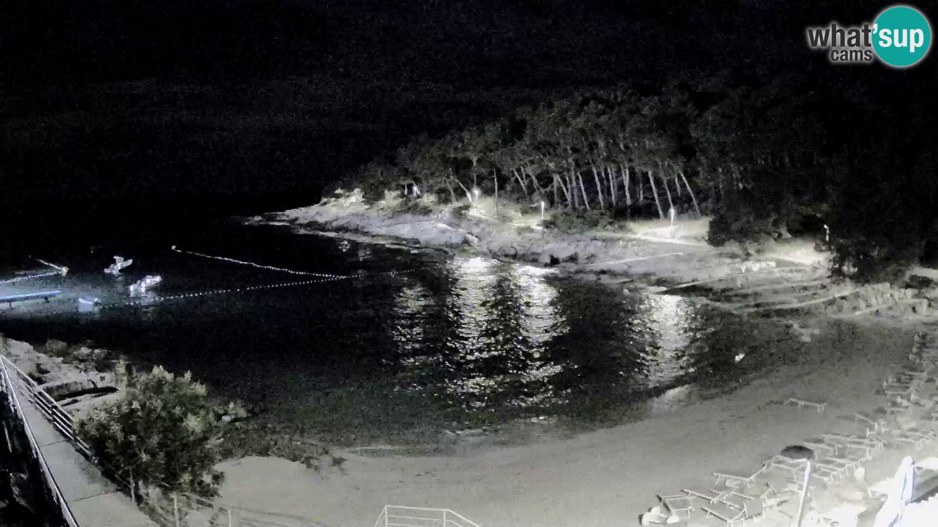Webcam Mali Lošinj – spiaggia Sunčana uvala – Veli Žal