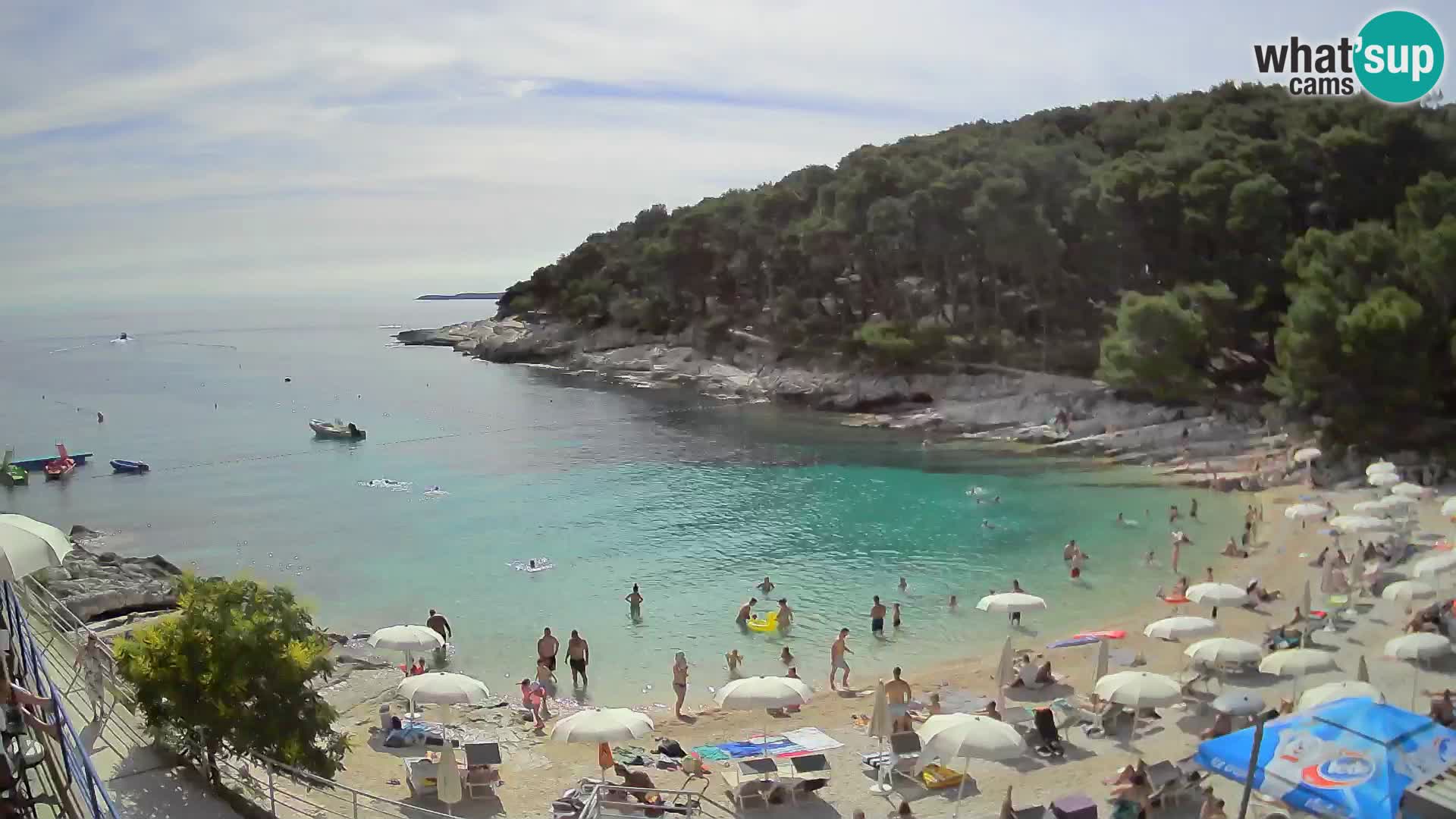 Web kam Mali Lošinj – plaža Sunčana uvala – Veli Žal