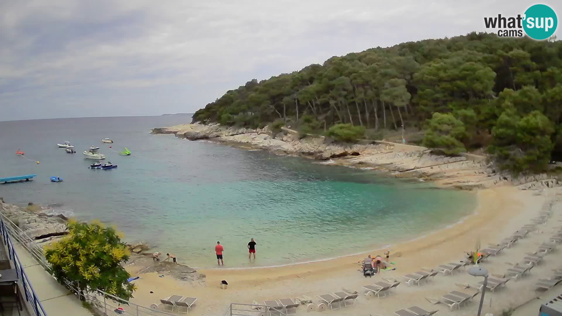Webcam Mali Lošinj – playa Sunčana uvala – Veli Žal