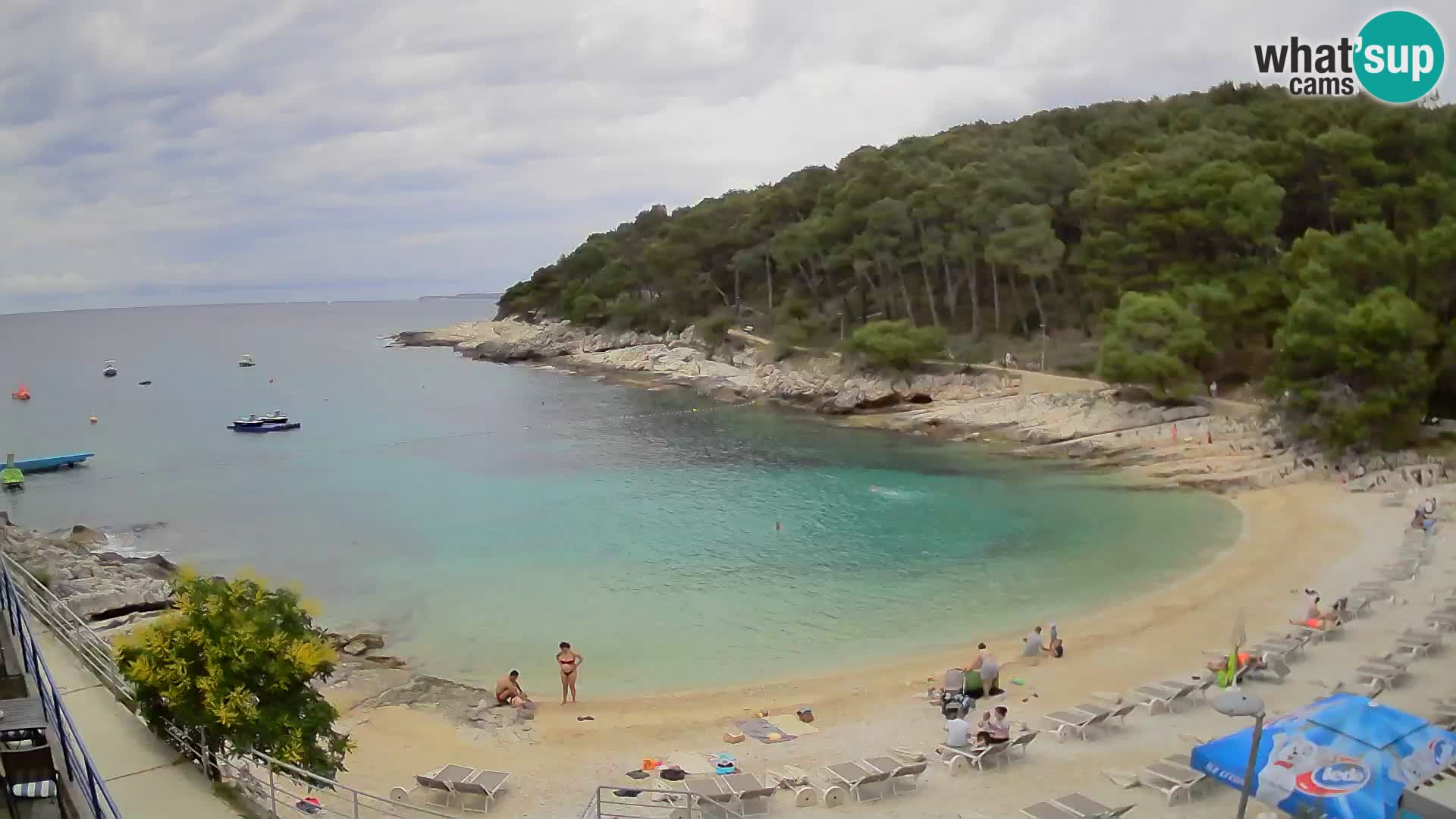 Webcam Mali Lošinj – Sunčana uvala beach – Veli Žal