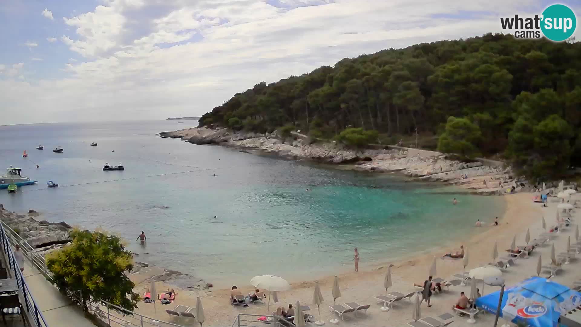 Webcam Mali Lošinj – spiaggia Sunčana uvala – Veli Žal