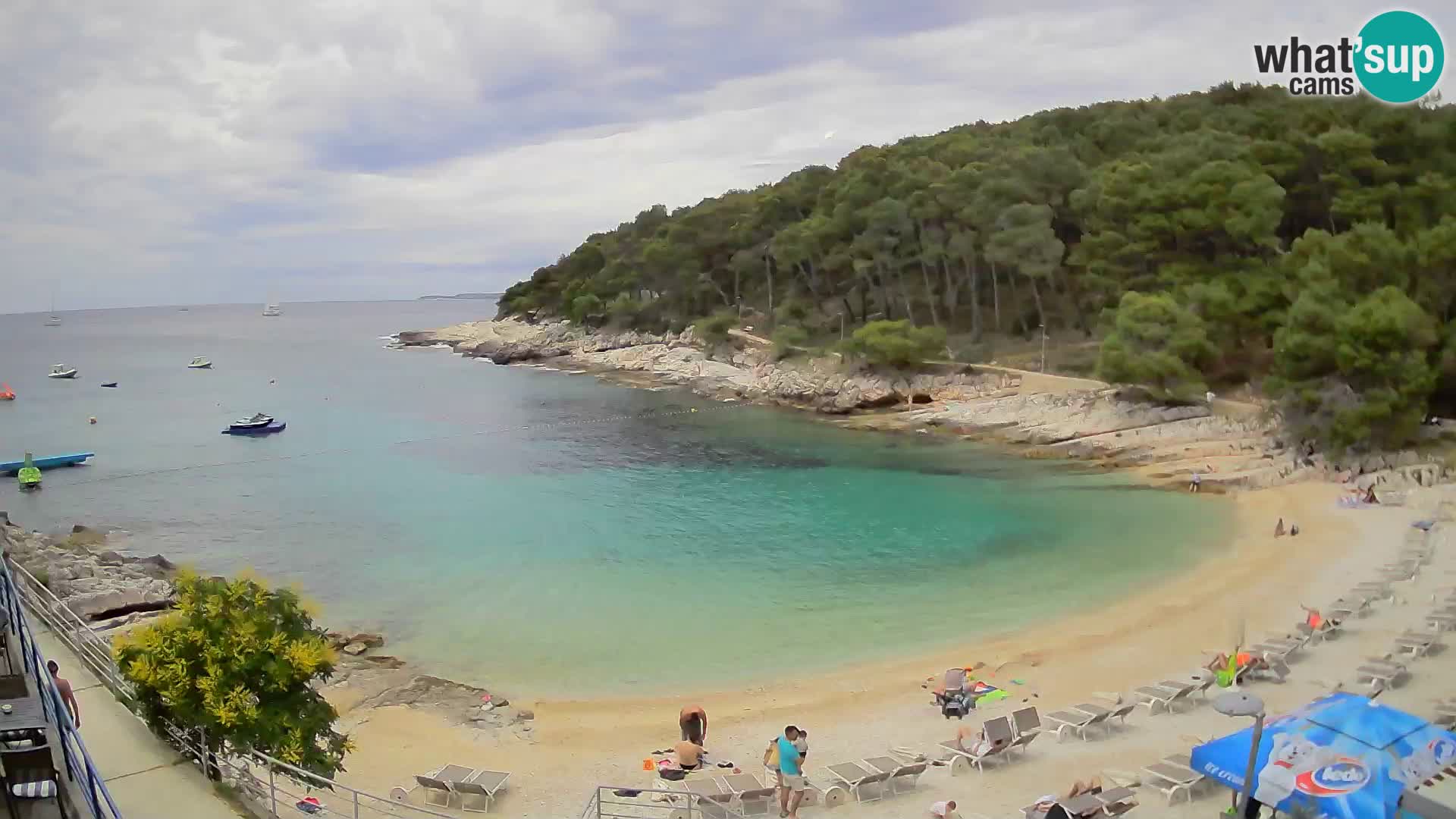 Spletna Kamera Mali Lošinj – plaža Sunčana uvala – Veli Žal
