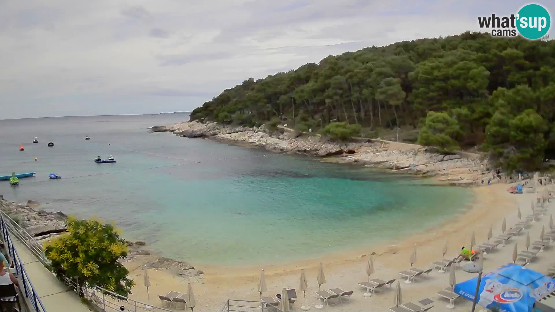 Webcam Mali Lošinj – plage Sunčana uvala – Veli Žal