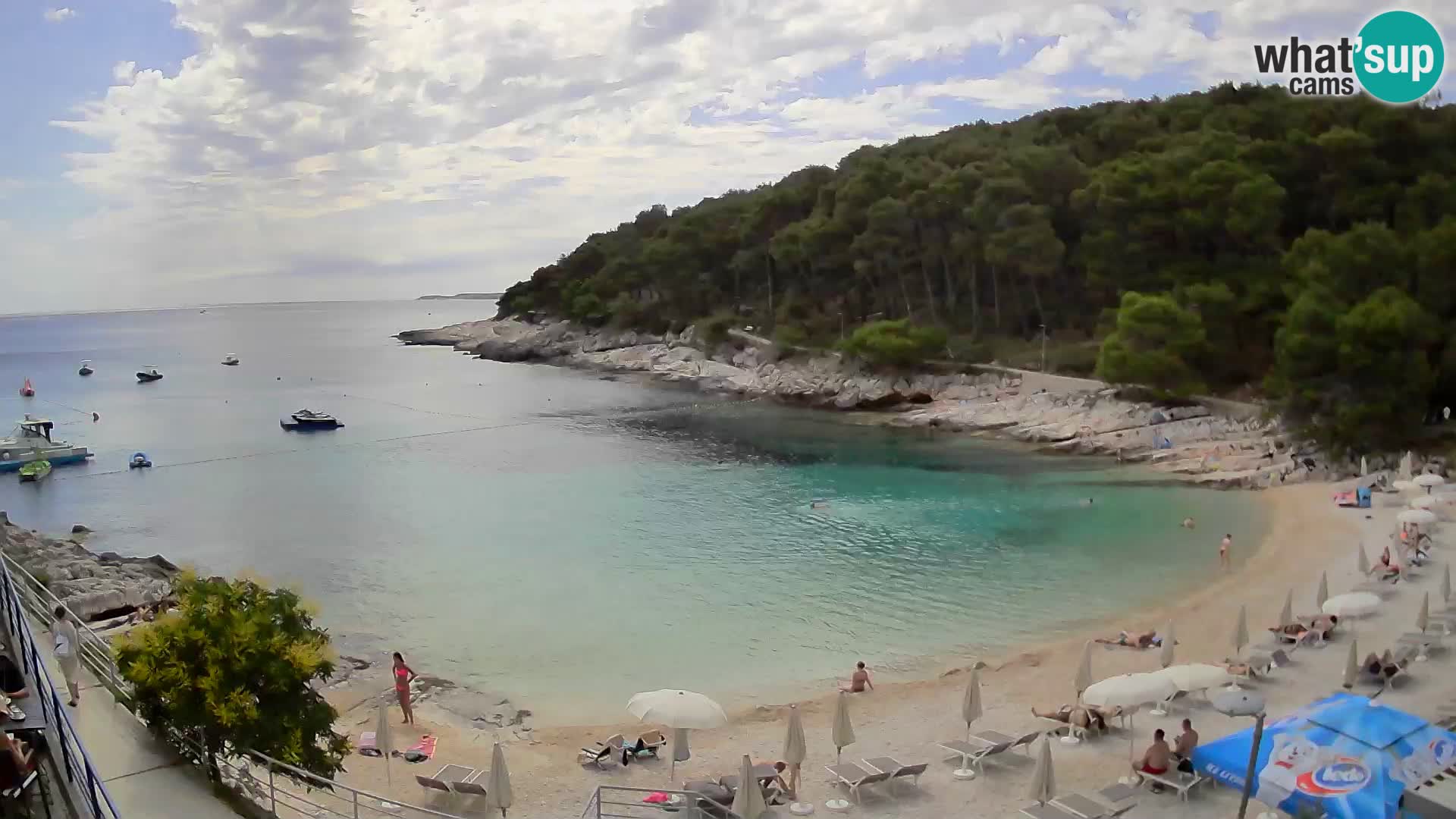 Webcam Mali Lošinj – spiaggia Sunčana uvala – Veli Žal