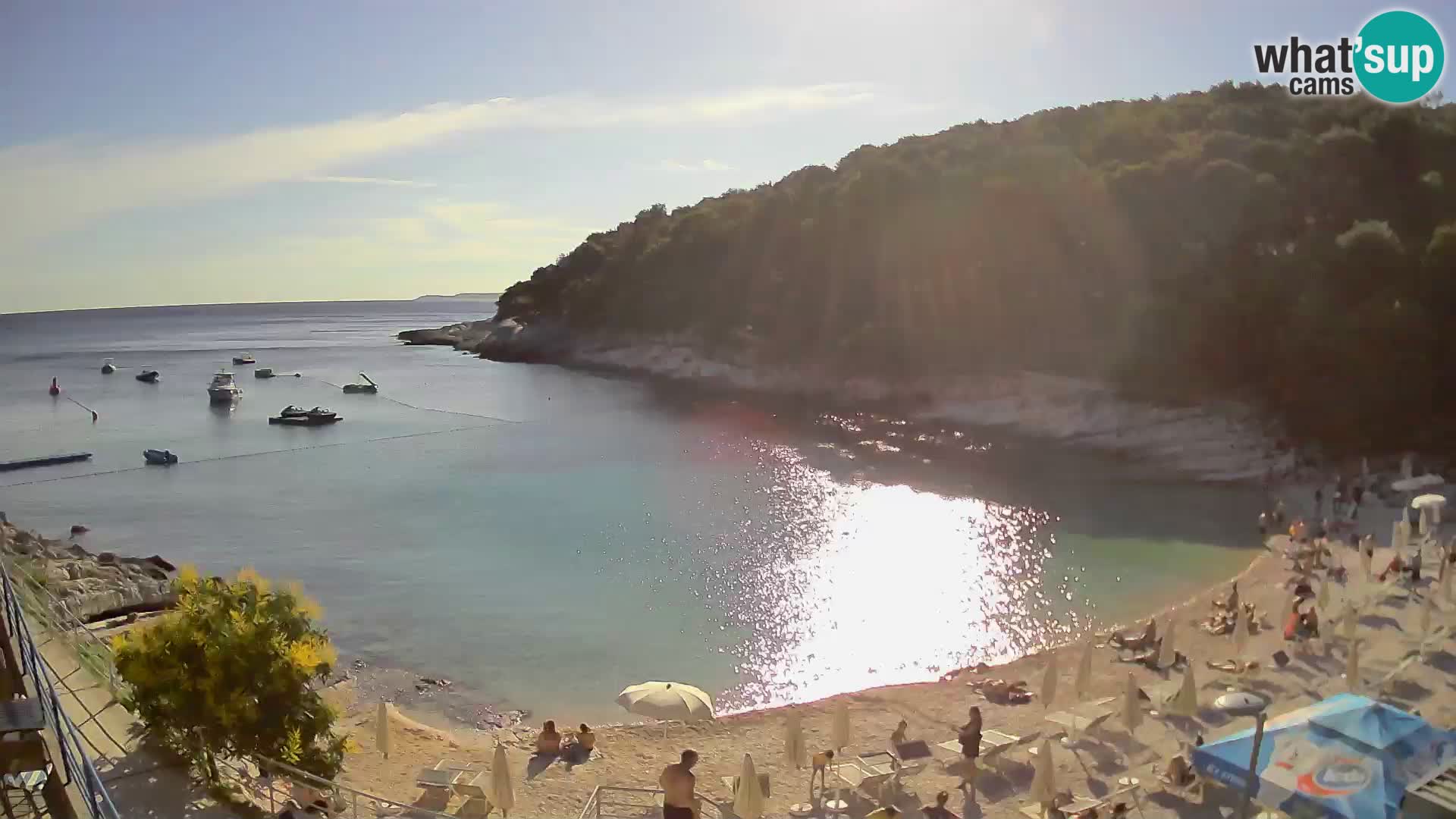 Webcam Mali Lošinj – spiaggia Sunčana uvala – Veli Žal
