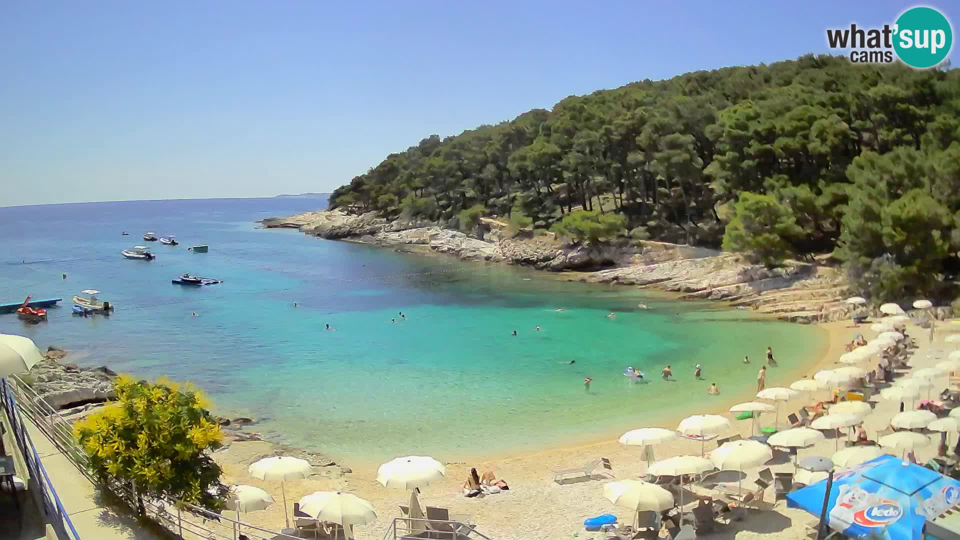 Webcam Mali Lošinj – plage Sunčana uvala – Veli Žal