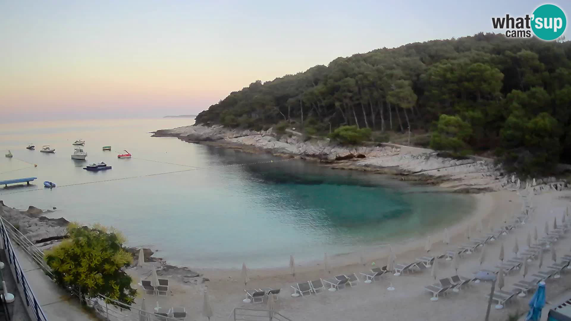 Webcam Mali Lošinj – Sunčana uvala beach – Veli Žal