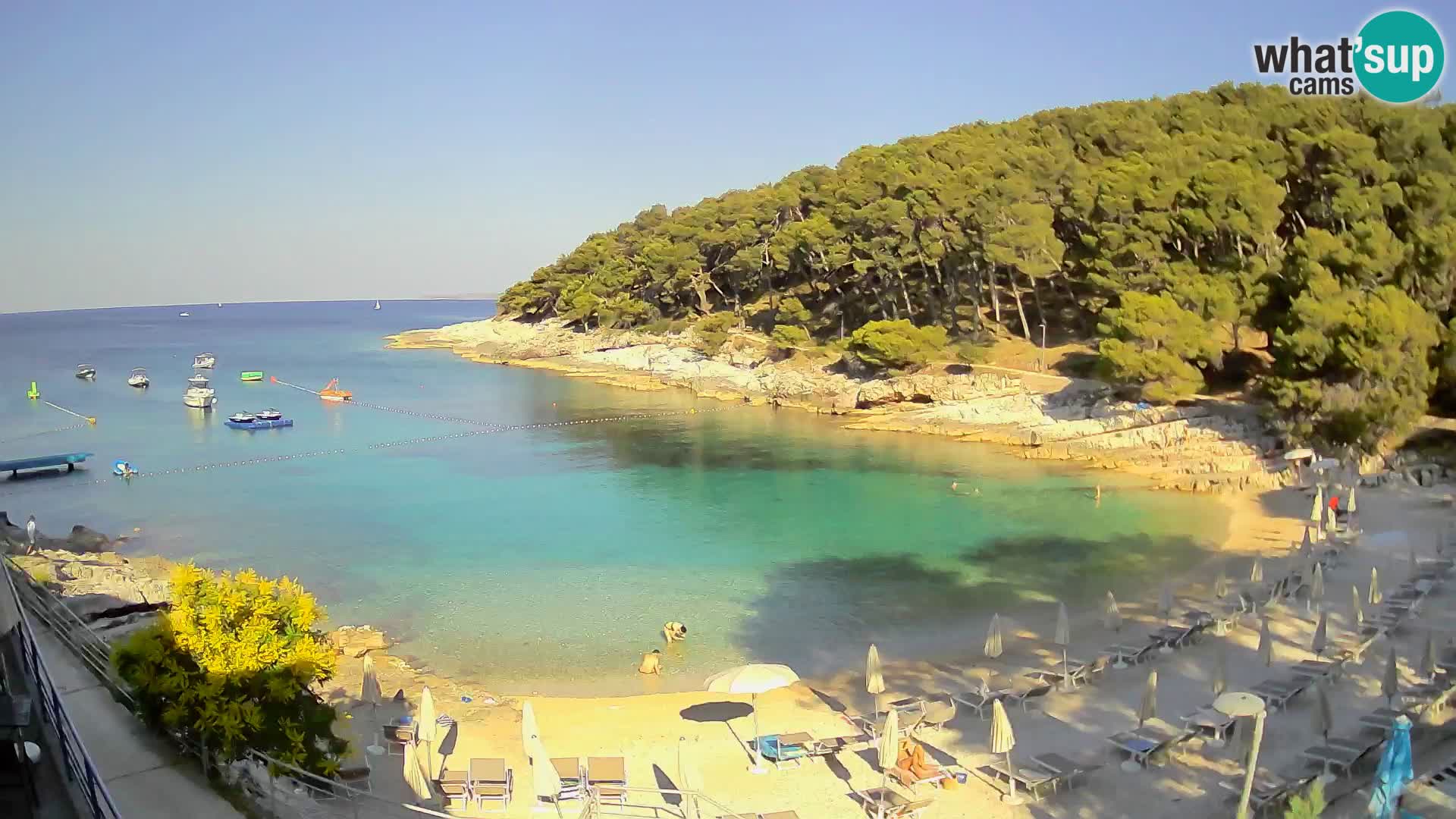 Web kam Mali Lošinj – plaža Sunčana uvala – Veli Žal