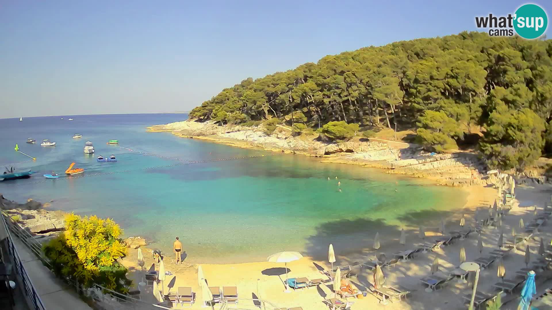 Webcam Mali Lošinj – plage Sunčana uvala – Veli Žal