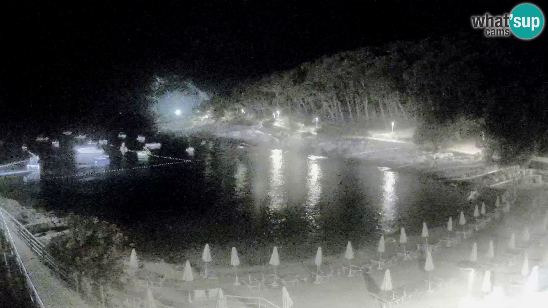 Webcam Mali Lošinj – playa Sunčana uvala – Veli Žal