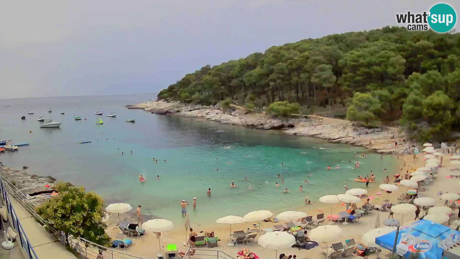 Webcam Mali Lošinj – plage Sunčana uvala – Veli Žal