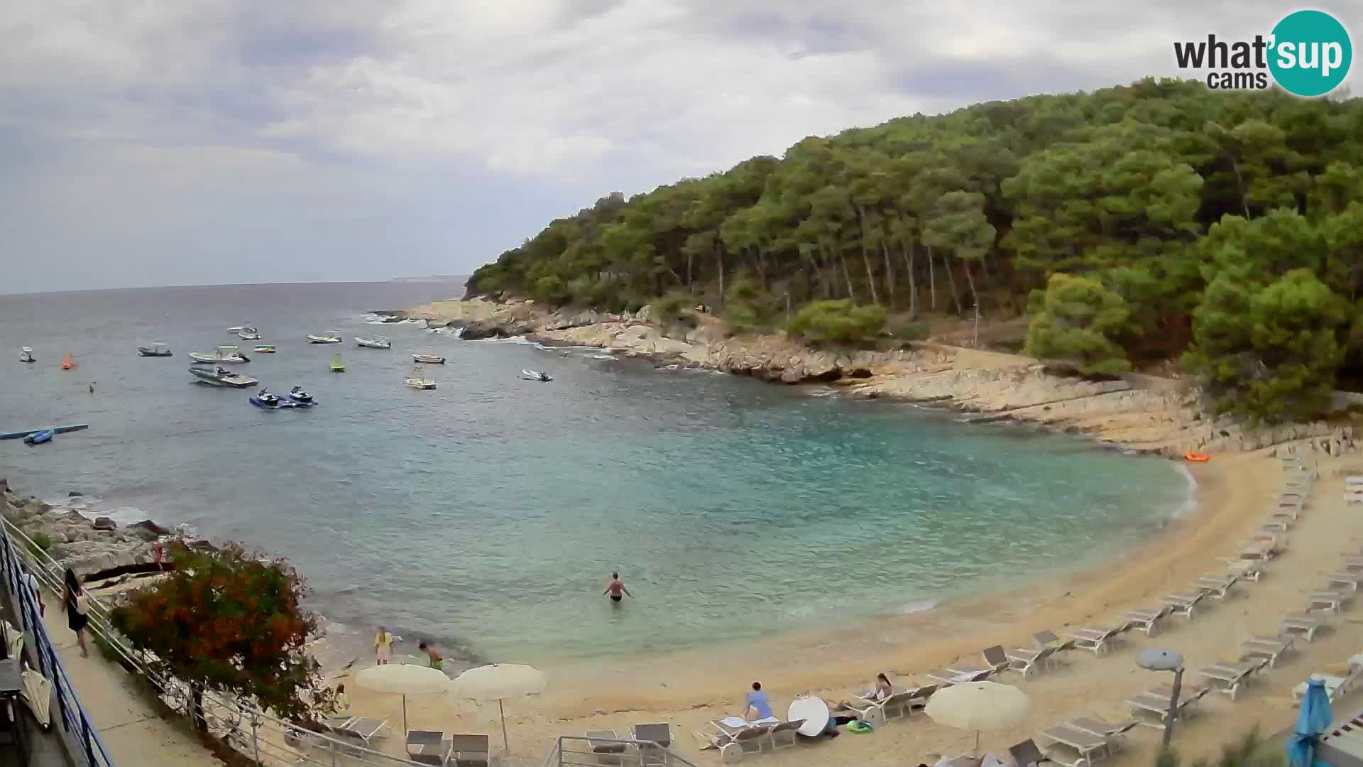 Web kam Mali Lošinj – plaža Sunčana uvala – Veli Žal