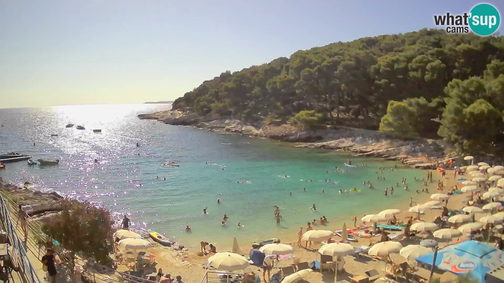 Webcam Mali Lošinj – plage Sunčana uvala – Veli Žal